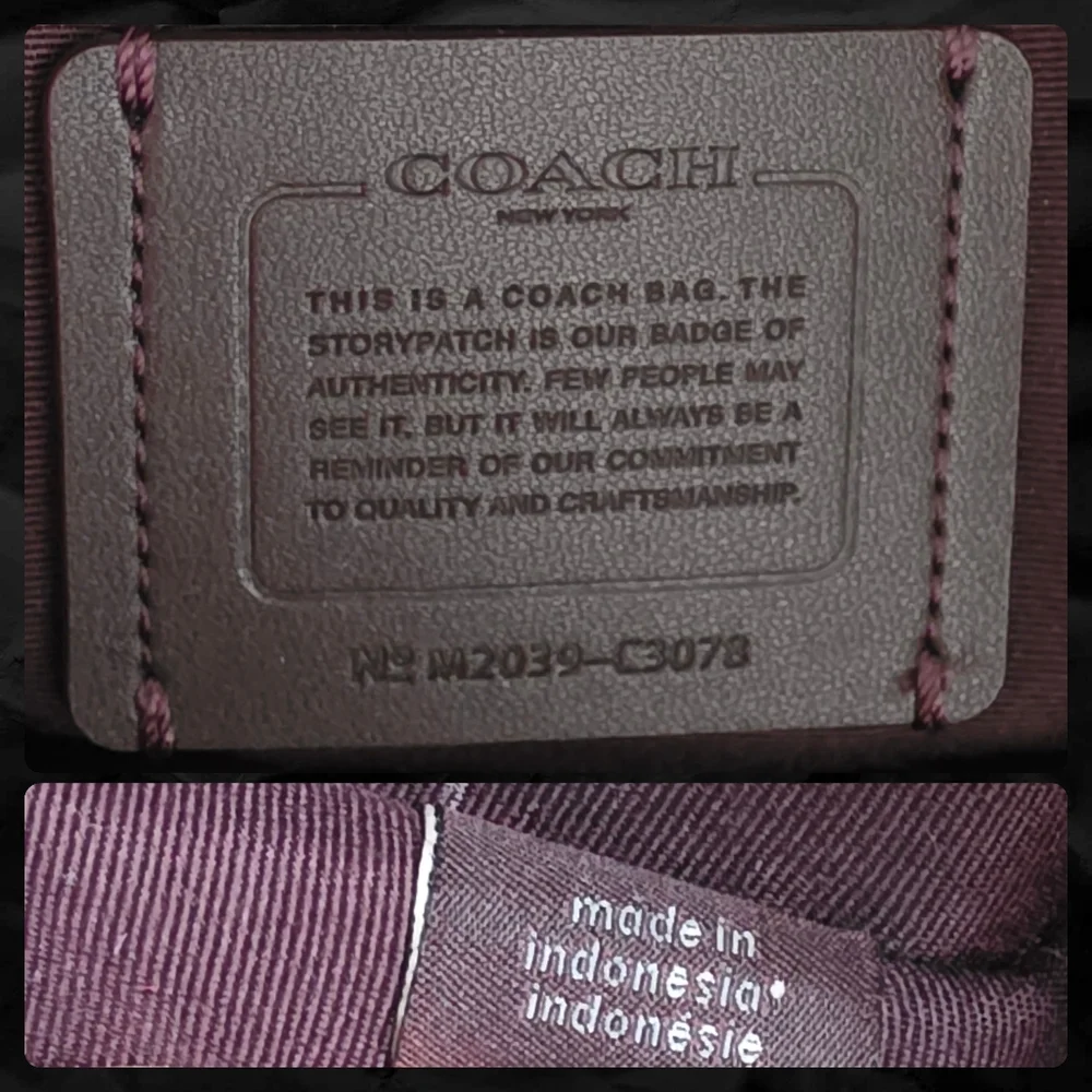 Coach C3078 Dempsey Tote Pink Pebbled Leather Shoulder Bag